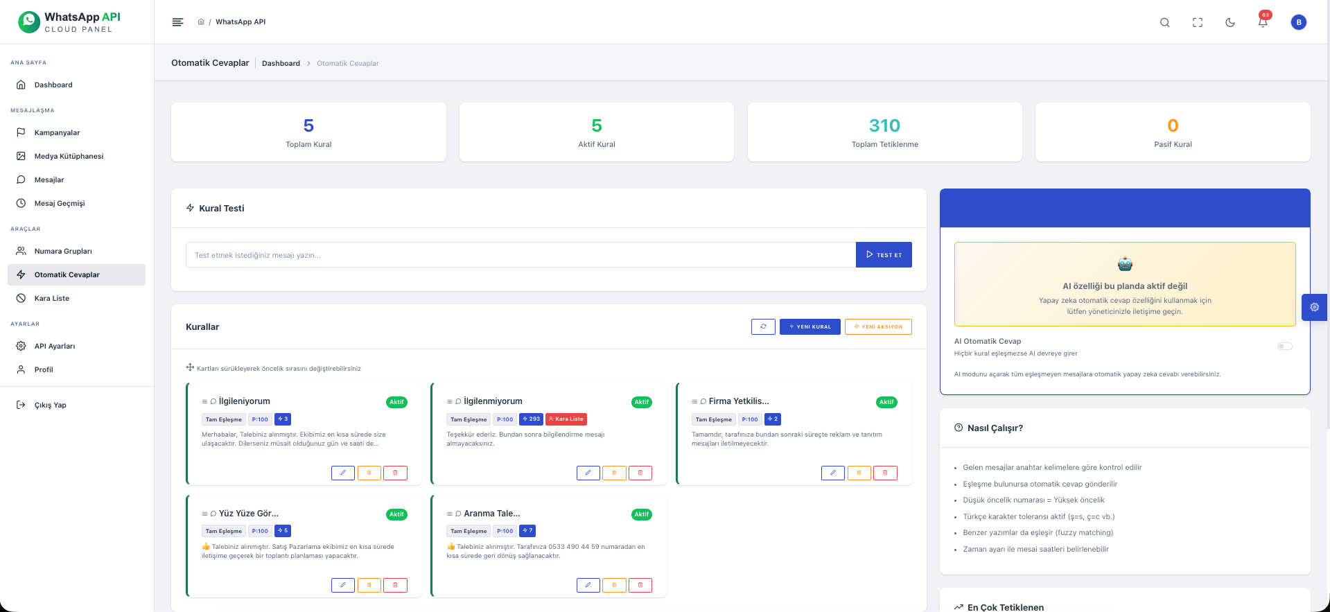 WhatsAPI - WhatsApp Messaging System