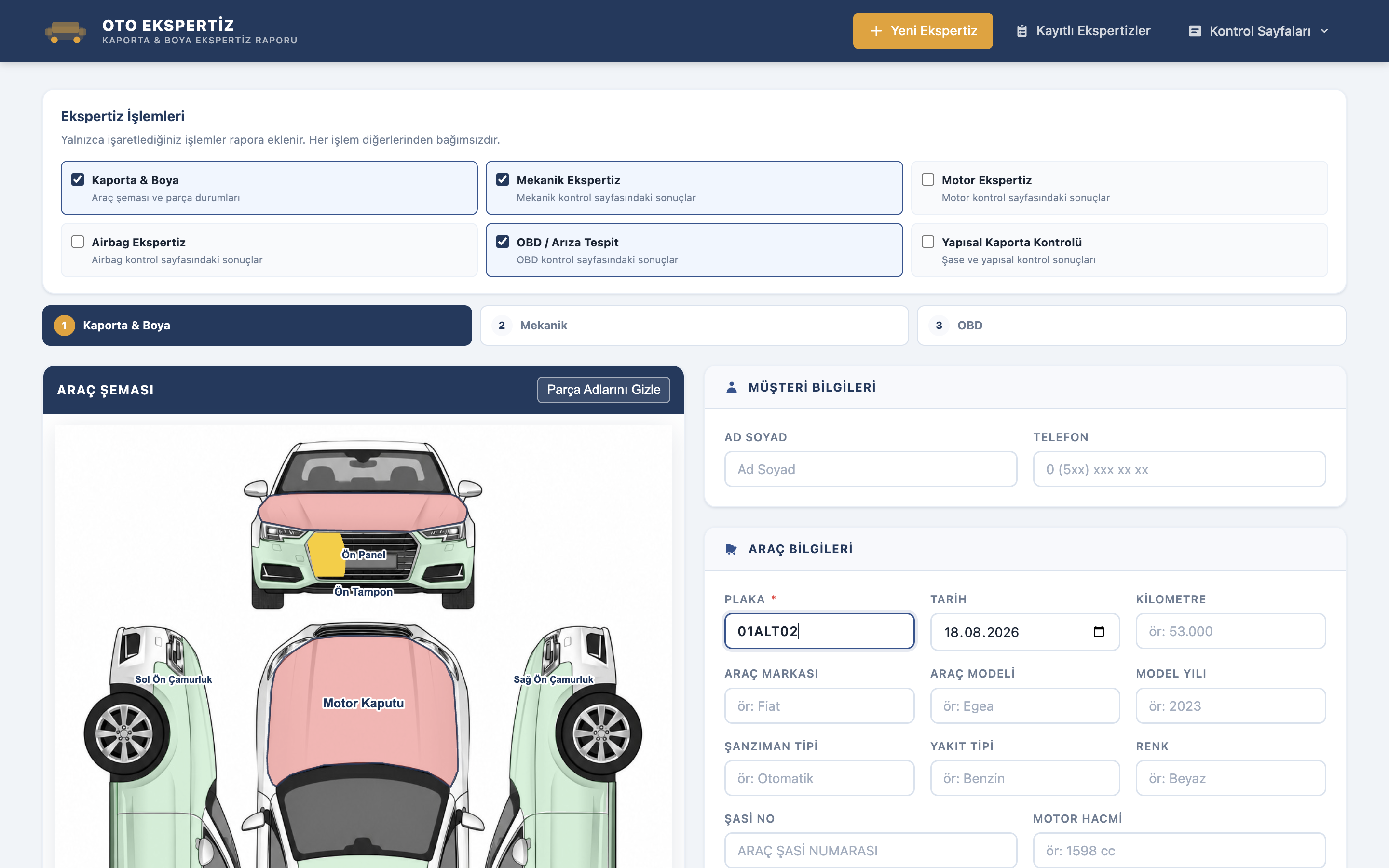 Vehicle Inspection Reporting System
